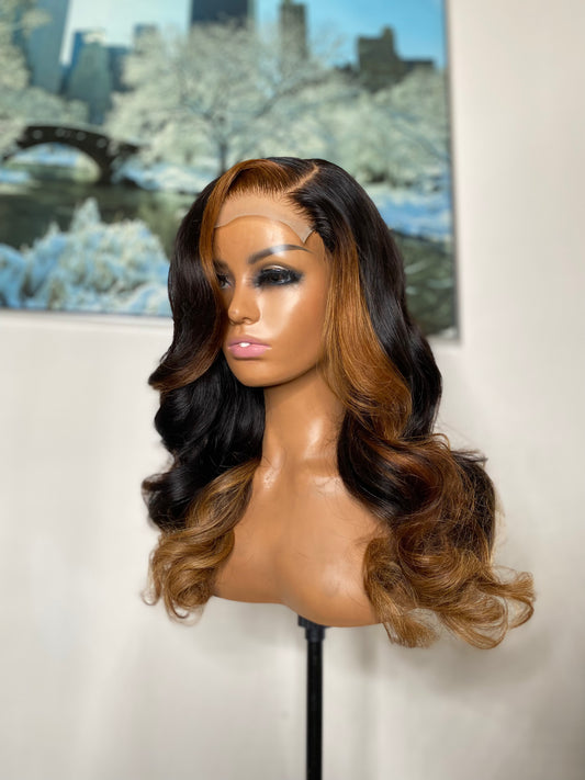 16” Body Wave Closure Unit w Color