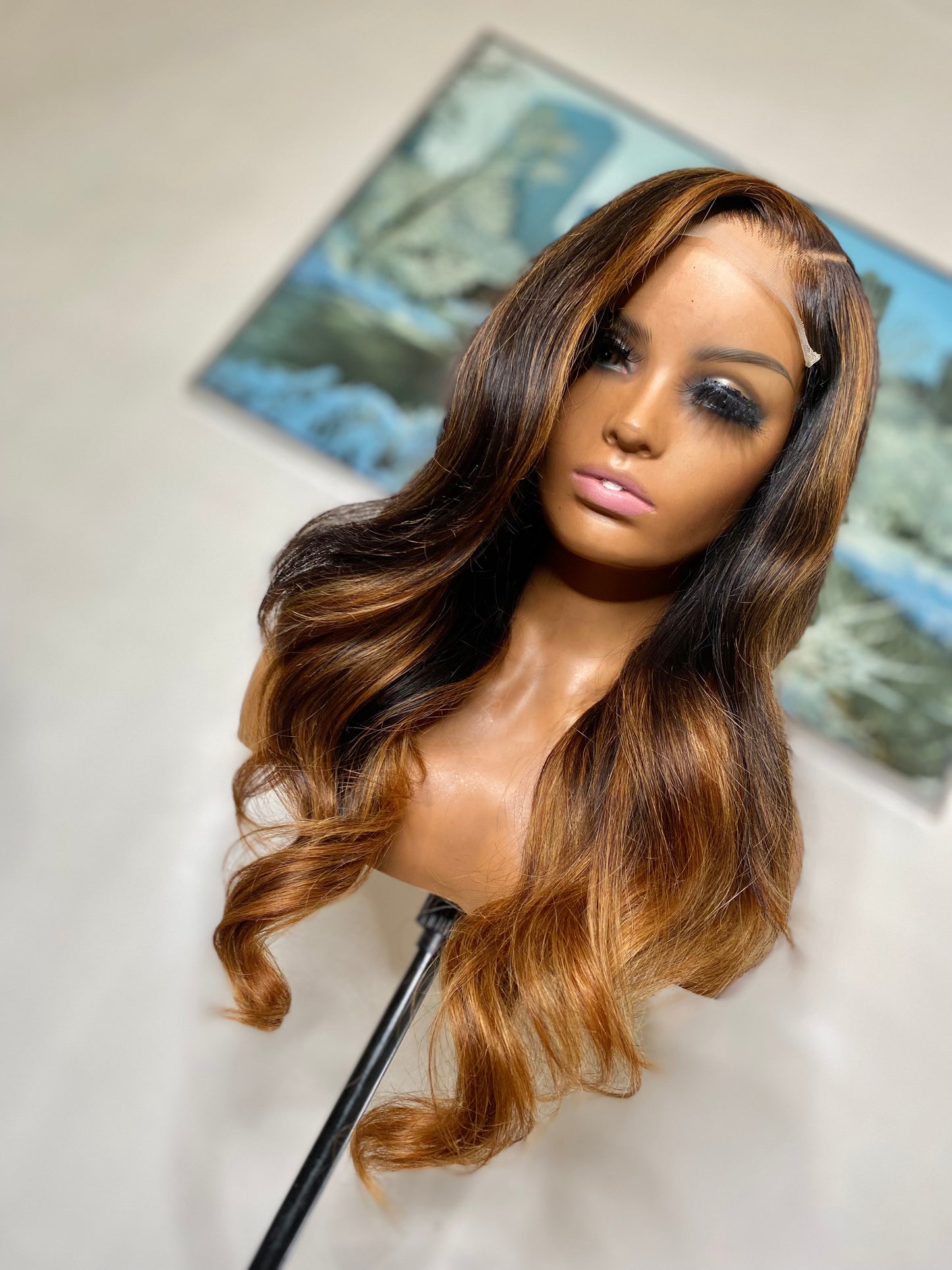 20” Body Wave Closure Unit w Highlights