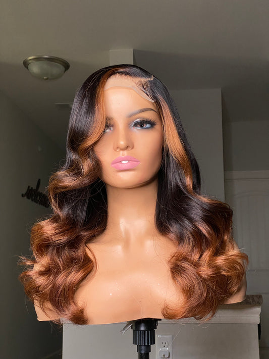 16” Body Wave Unit w/ Color